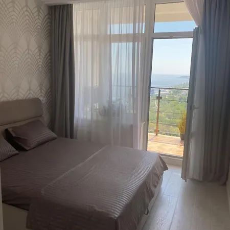 аркадия, терраса с видом на море Apartman *