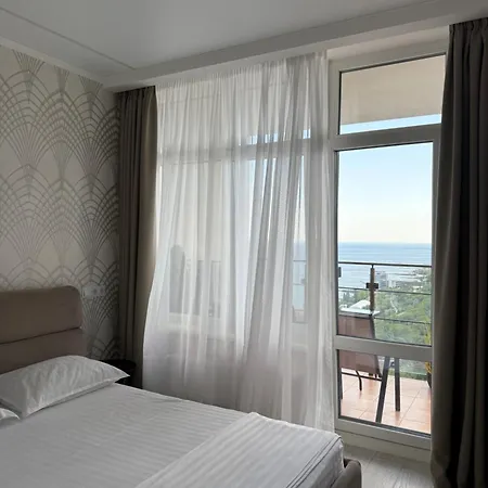 аркадия, терраса с видом на море Apartman *